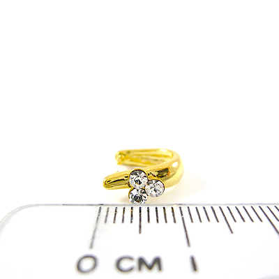 銅鍍金色三鑽花形夾頭