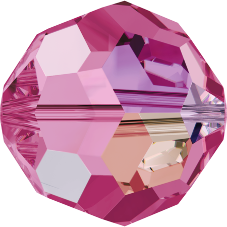 6mm圓珠-深粉紅彩