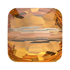 6mm奇幻正方形切割串珠-深橘色