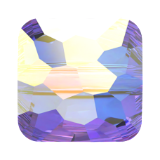 6mm奇幻正方形切割串珠-白彩