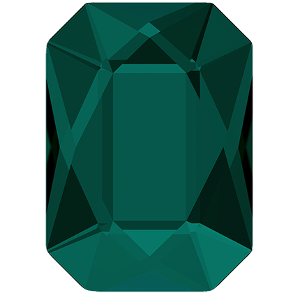 8x5.5mm翡翠切割平底鑽-祖母綠
