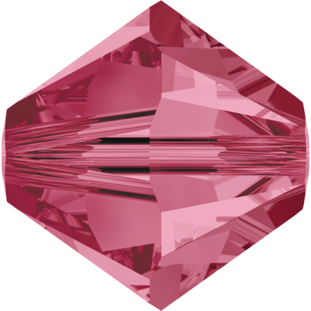 3mm角珠-印第安粉紅