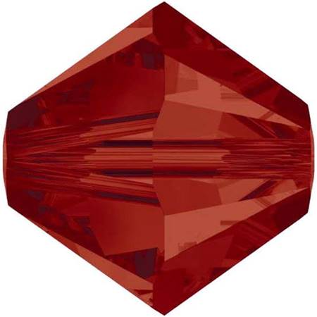 3mm角珠-印第安紅