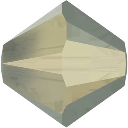 3mm角珠-淺灰蛋白