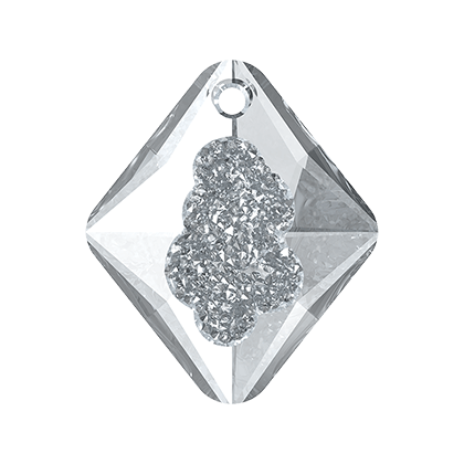 26MM生長水晶菱形-白色