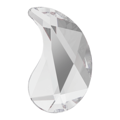 6X3.7mm佩斯利花紋Y形-白色