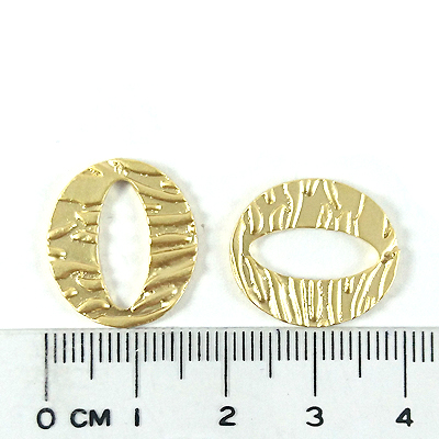 霧金中空橢圓形