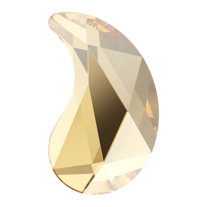 6X3.7mm佩斯利花紋Y形-影子金