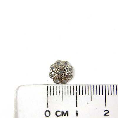 黑金花帽-8mm點狀鏤空