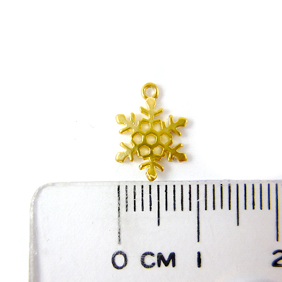 銅鍍霧金色單孔雪花