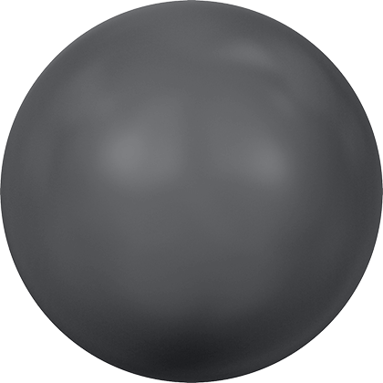 10mm半洞水晶珍珠-深灰(617)