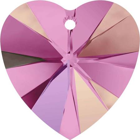 14.4×14mm桃心-深粉紅彩