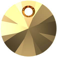 8mm圓邊洞-黃金色