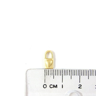 霧金浮凸心形鎖頭