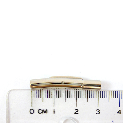 不銹鋼壓扣式皮繩扣頭