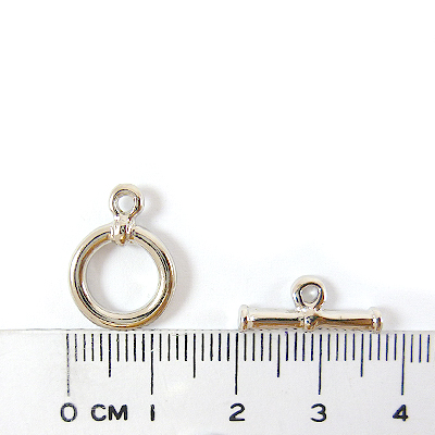 銅鍍正白K色單孔棍扣