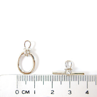 銅鍍正白K色單孔橢圓套繩棍扣