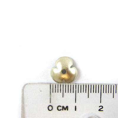 霧銀色花帽-10mm三圓辦