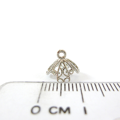 正白K色網花夾頭-6mm