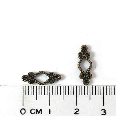 青古銅刻紋菱形