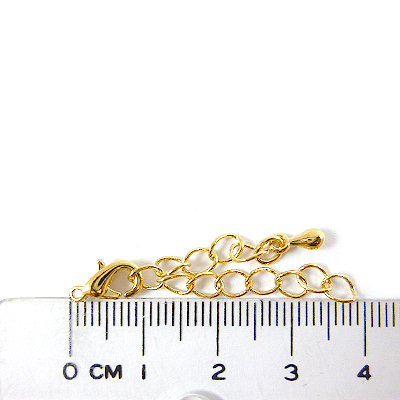 銅鍍金色問字鉤調節鍊