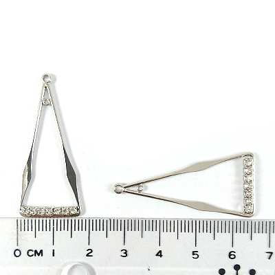 正白K三角形鑲鑽