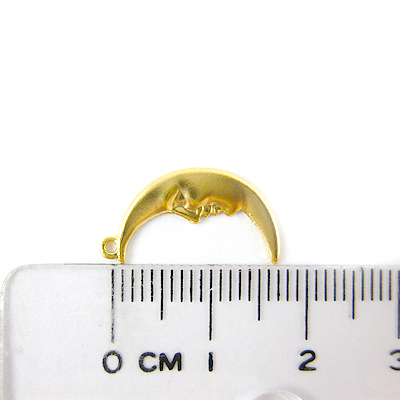 銅鍍霧金色單孔月牙臉