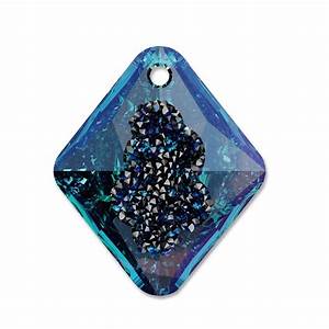 26MM生長水晶菱形-海洋之心
