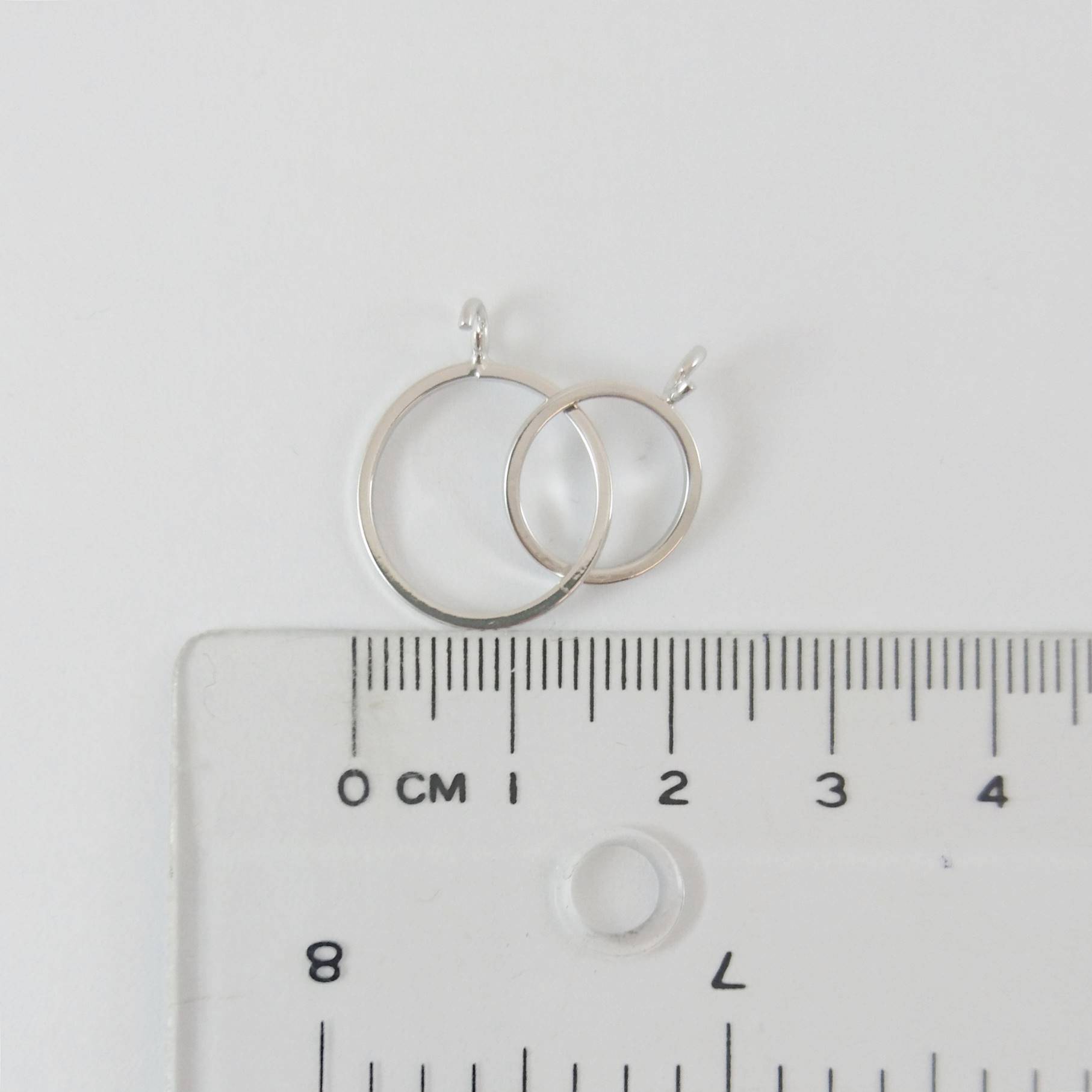 銅鍍正白K色圓圈組合