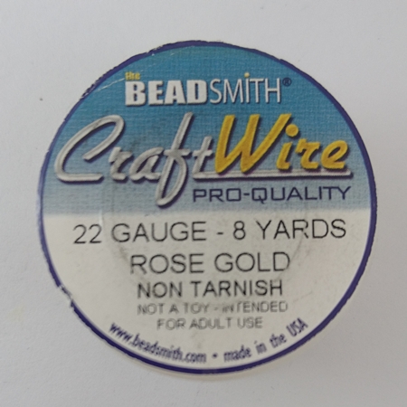 美製銅線-玫瑰金色#22