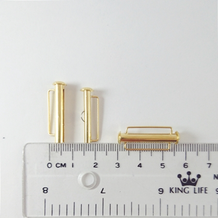 26.5mm銅鍍金色直排扣頭