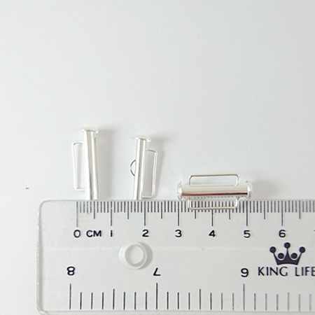 21.5mm銅鍍銀色直排扣頭
