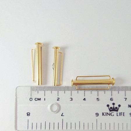 31.5mm銅鍍金色直排扣頭