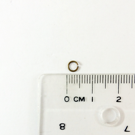 0.6x4mm銅鍍青古銅色單圈