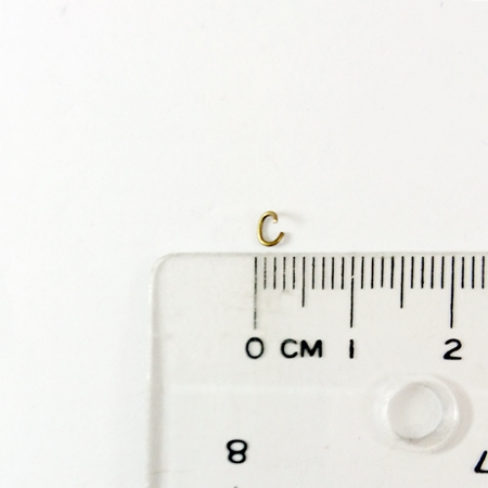 0.5x3mm銅鍍青古銅色C圈