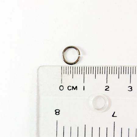 1.2x8mm銅鍍黑金色單圈