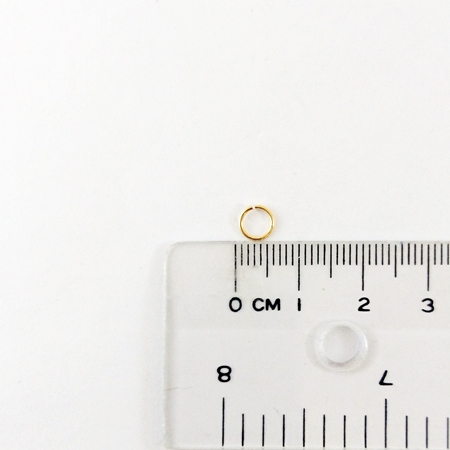 0.7x5mm銅鍍金色單圈