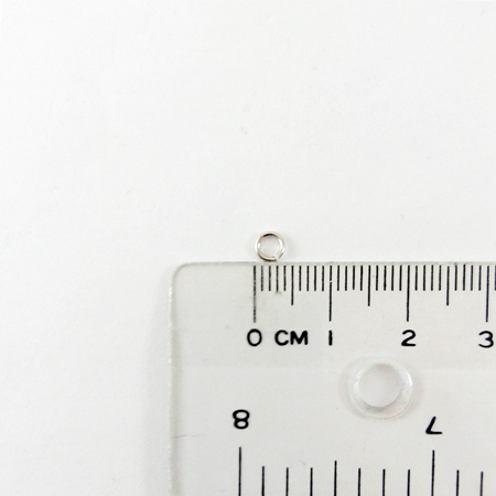 0.7x3.5mm銅鍍正白K色單圈