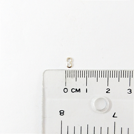 0.5x3mm銅鍍正白K色3字鉤