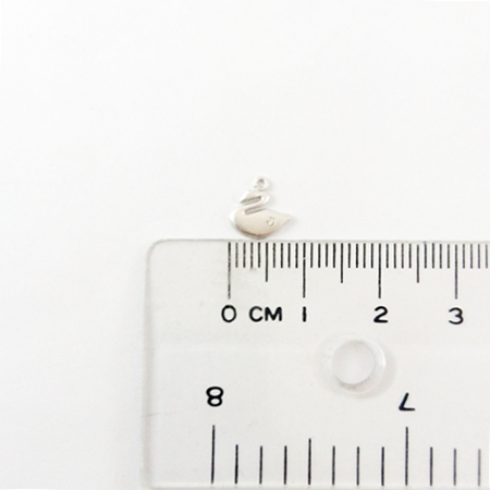 銅鍍霧銀色單孔天鵝