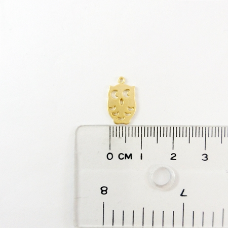 銅鍍霧金色單孔貓頭鷹