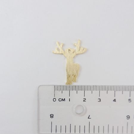 銅鍍霧金色單孔麋鹿
