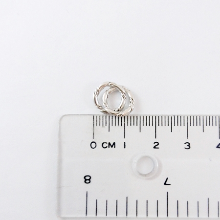 10mm銅鍍霧金色互扣圓圈