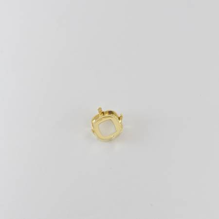 10mm銅鍍金色四方形座台