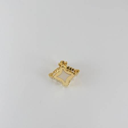 19x17mm銅鍍金色部落菱形座台