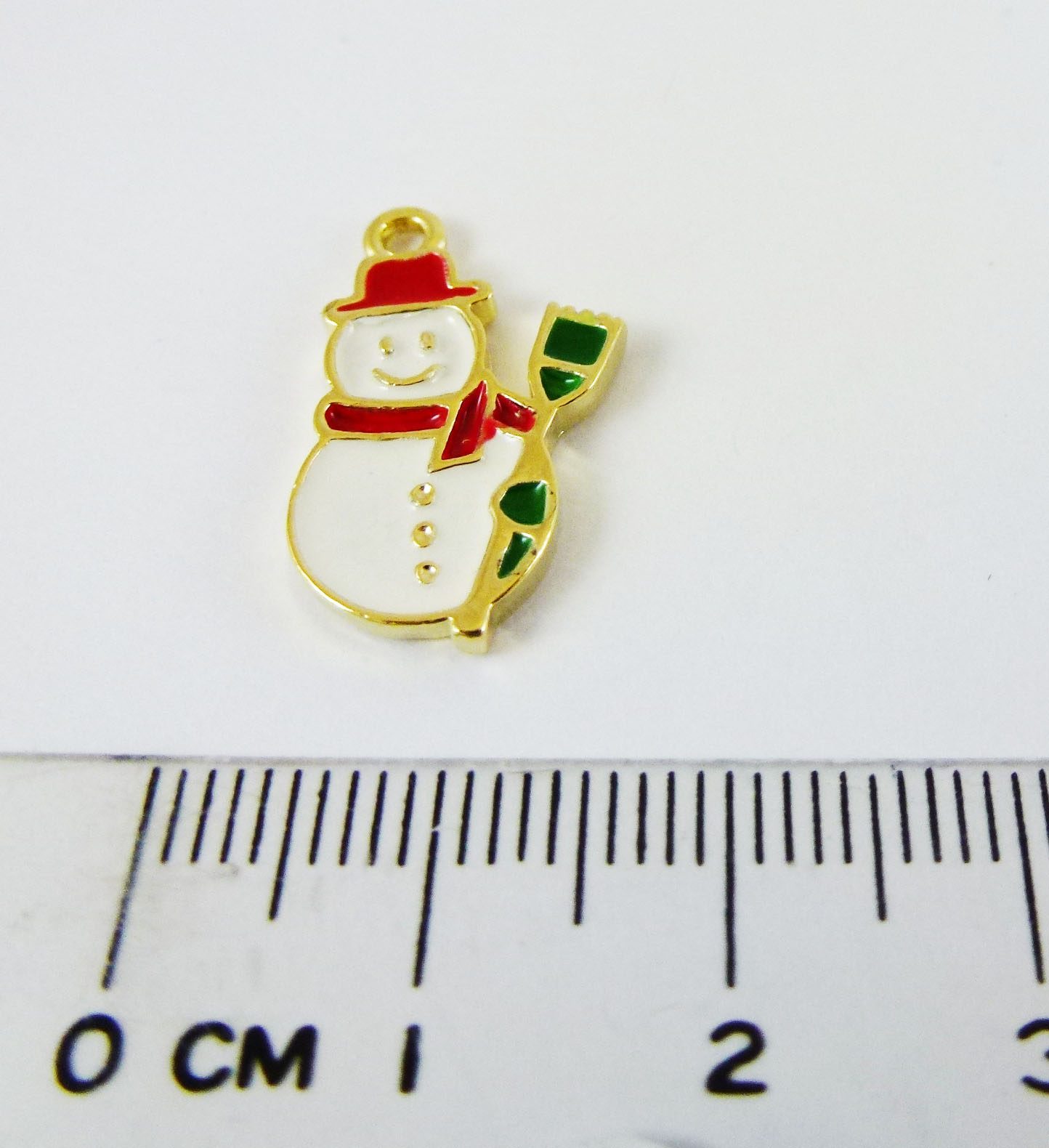 銅鍍金色單孔雪人