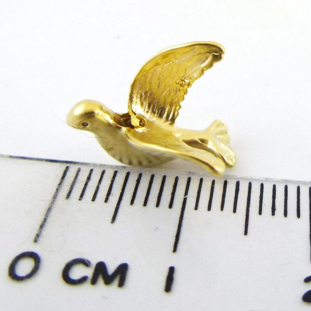 銅鍍霧金色直洞飛行的鳥