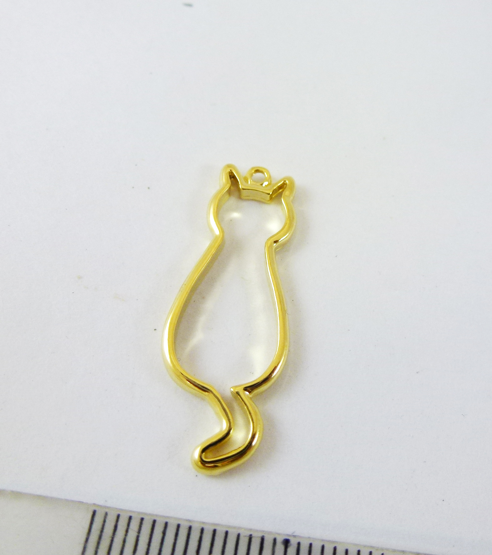 合金鍍金單孔垂尾貓