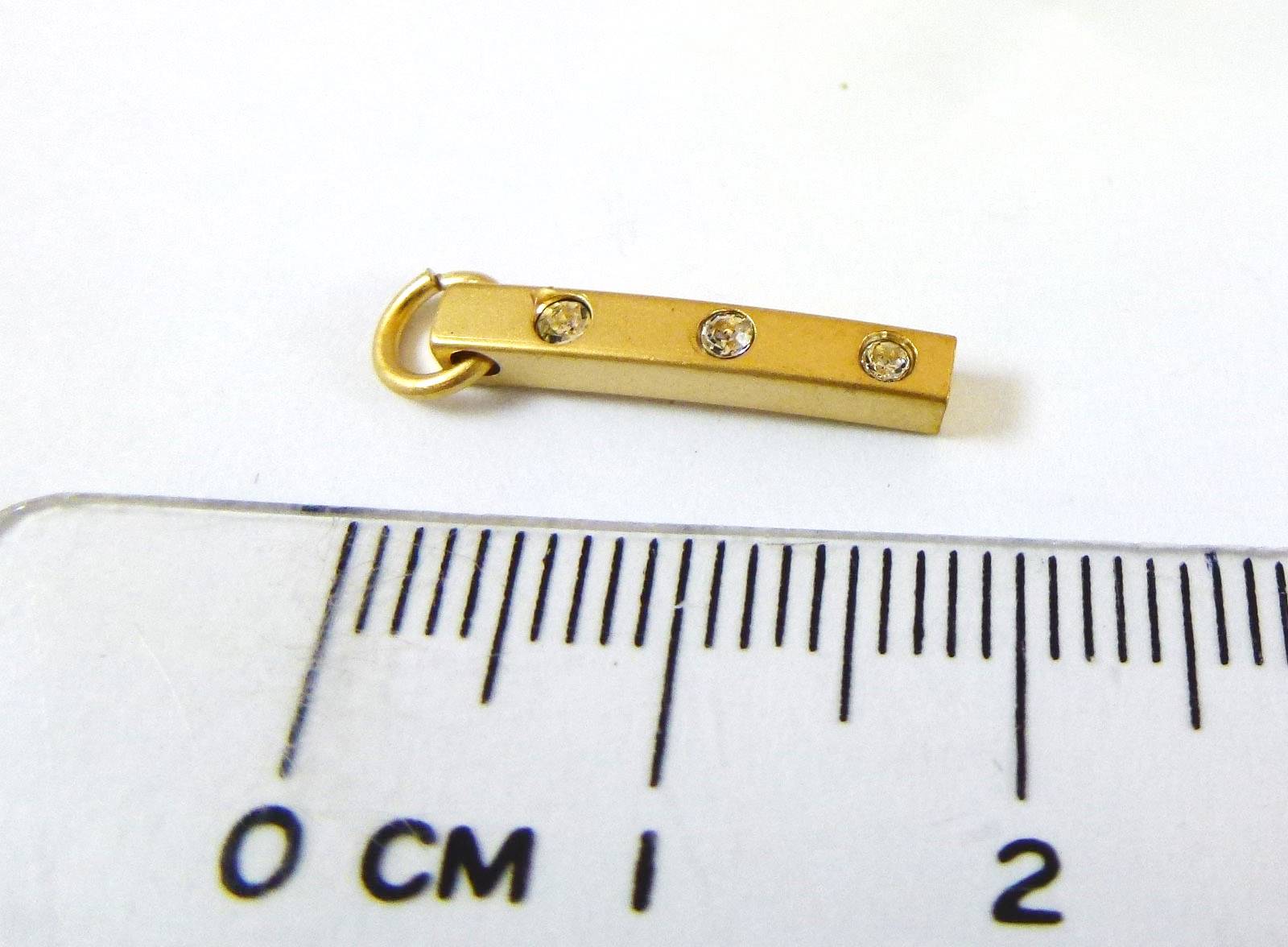 銅鍍霧金色單孔三鑽方形柱