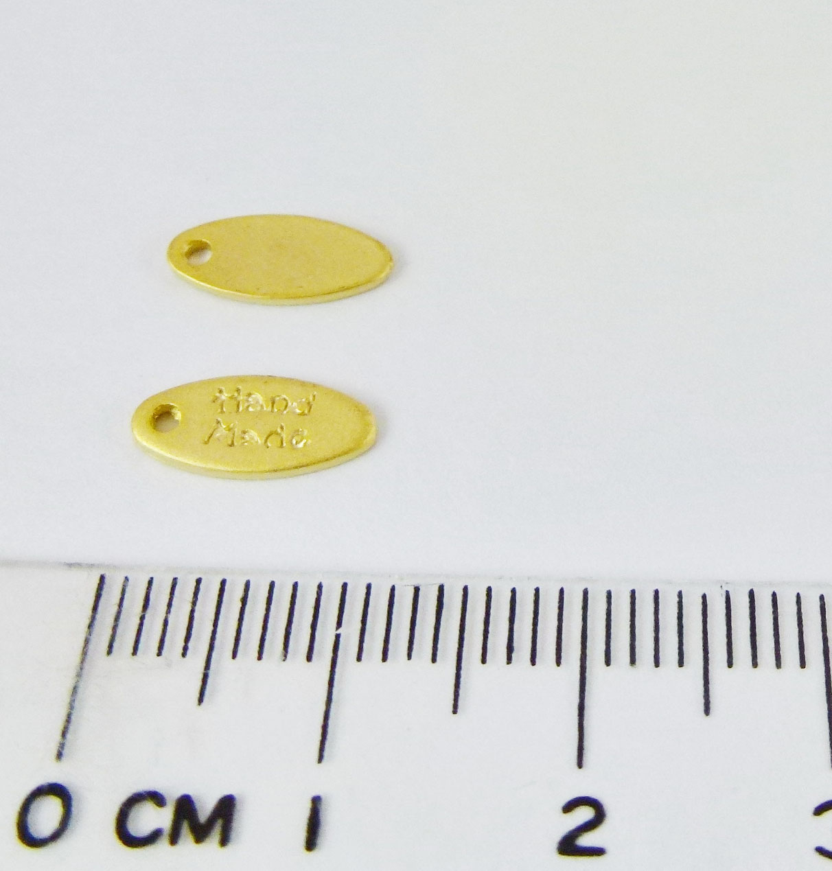 銅鍍霧金色單孔橢圓-11MM